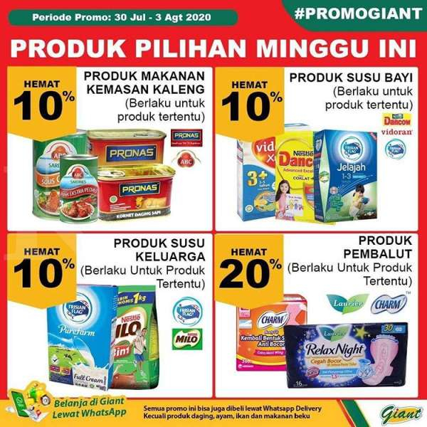Promo Giant 30 Juli – 3 Agustus 2020