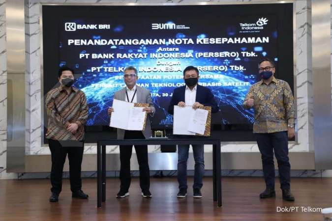 BRI Berkolaborasi dengan Telkom untuk Tingkatkan Layanan Satelit