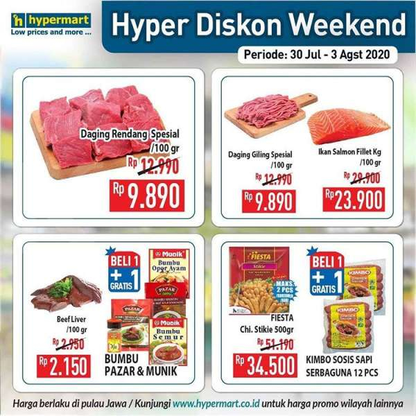 Promo JSM Hypermart 30 Juli – 3 Agustus 2020 