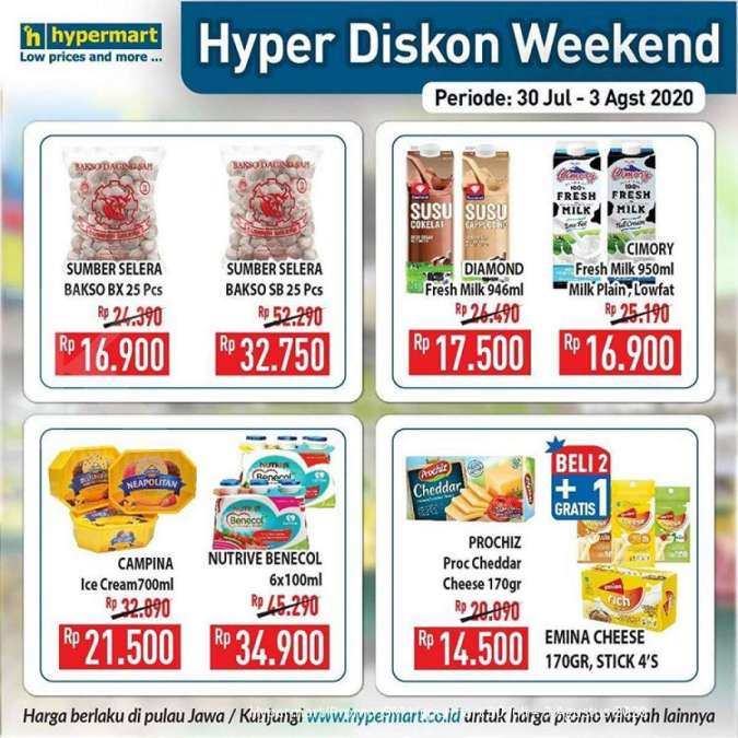 Promo JSM Hypermart 30 Juli – 3 Agustus 2020 
