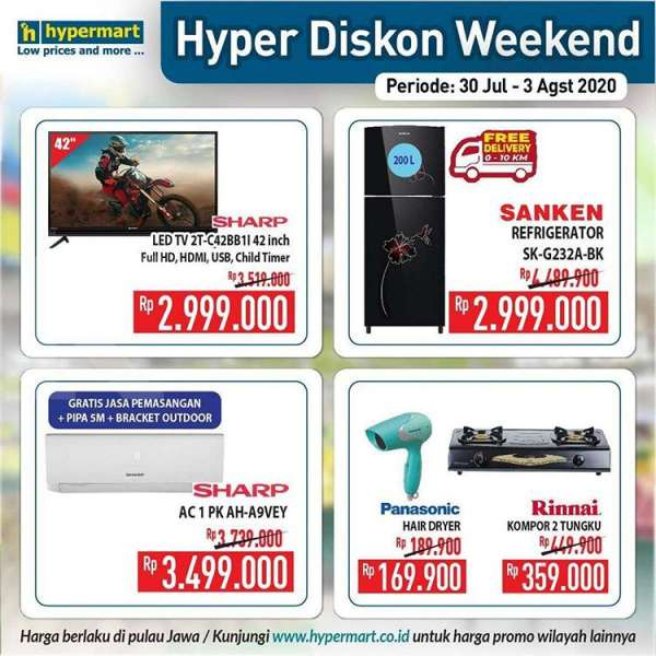 Promo JSM Hypermart 30 Juli – 3 Agustus 2020 