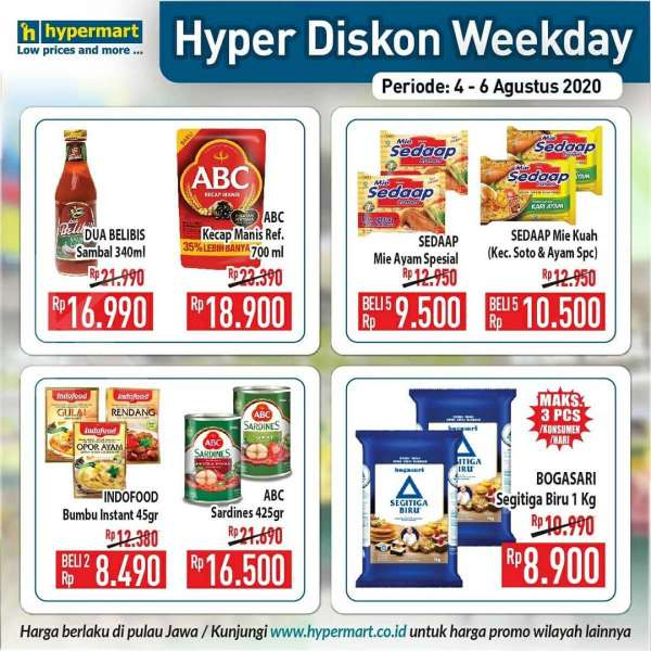 Promo Hypermart 4 – 6 Agustus 2020 