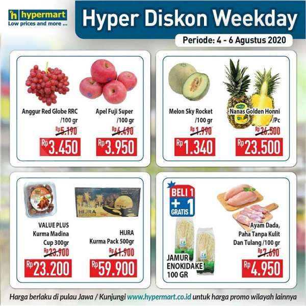 Promo Hypermart 4 – 6 Agustus 2020 