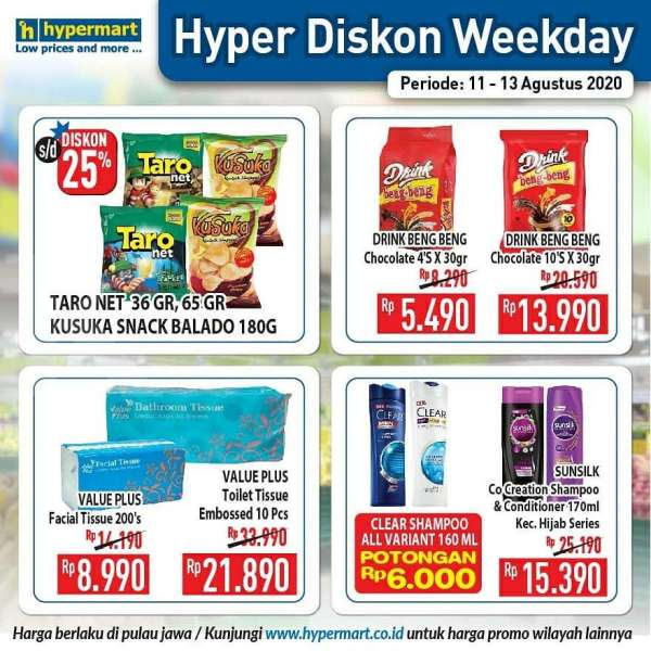 Promo Hypermart 11 – 13 Agustus 2020