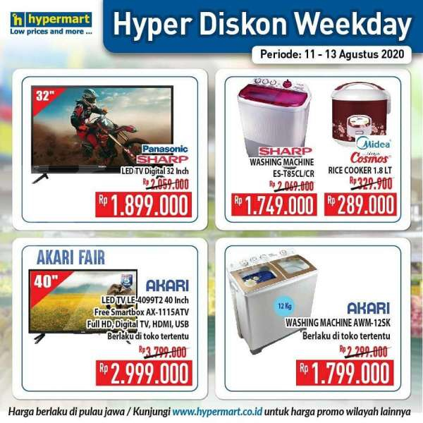 Promo Hypermart 11 – 13 Agustus 2020