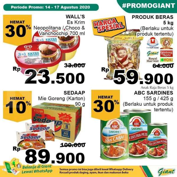 Promo JSM Giant 14 – 17 Agustus 2020