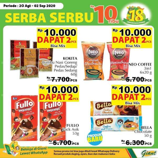 Promo Giant 20 Agustus – 2 September 2020