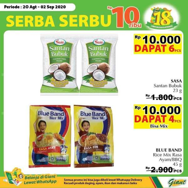 Promo Giant 20 Agustus – 2 September 2020