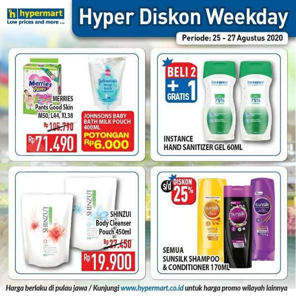Promo Hypermart 25 – 27 Agustus 2020