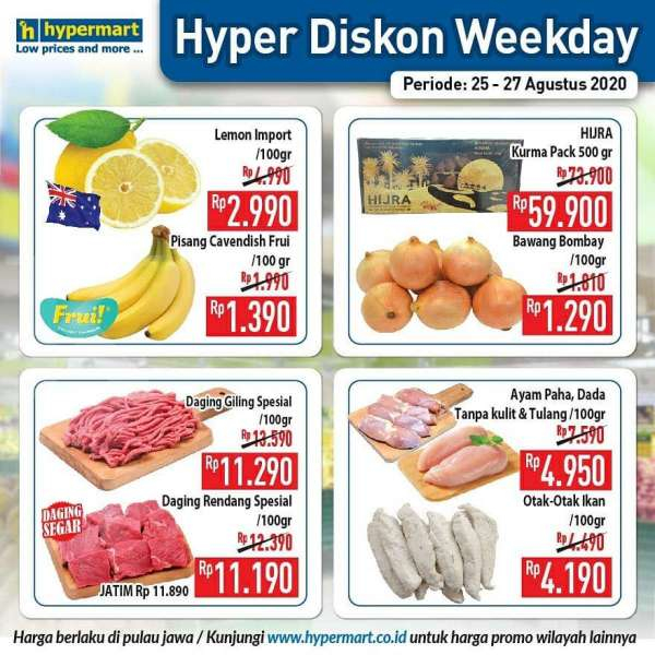 Promo Hypermart 25 – 27 Agustus 2020