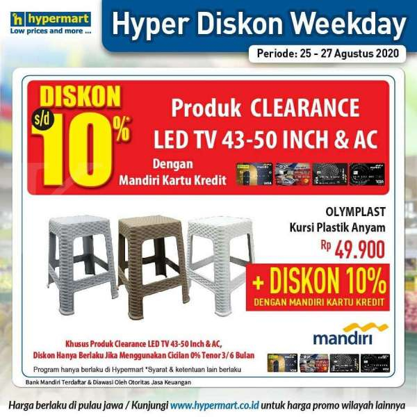 Promo Hypermart 25 – 27 Agustus 2020