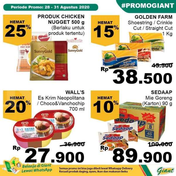 Promo JSM Giant 28 - 31 Agustus 2020