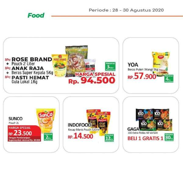 Promo JSM Yogya Supermarket 28 – 30 Agustus 2020 