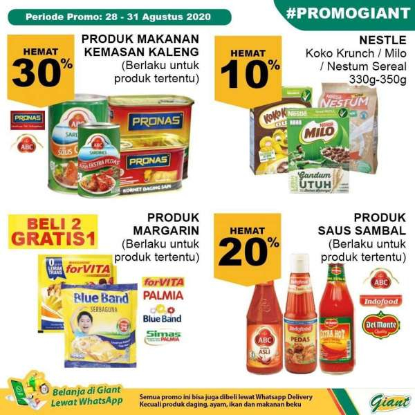 Promo JSM Giant 28 - 31 Agustus 2020