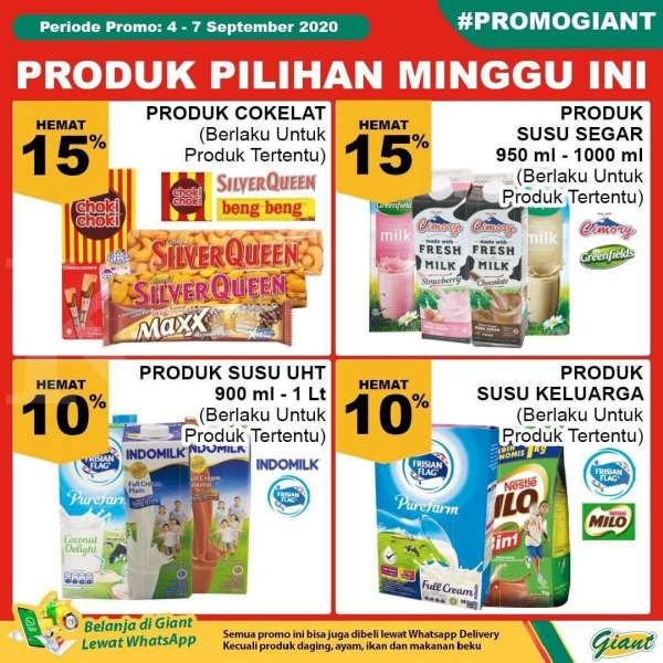 Promo JSM Giant 4-7 September 2020