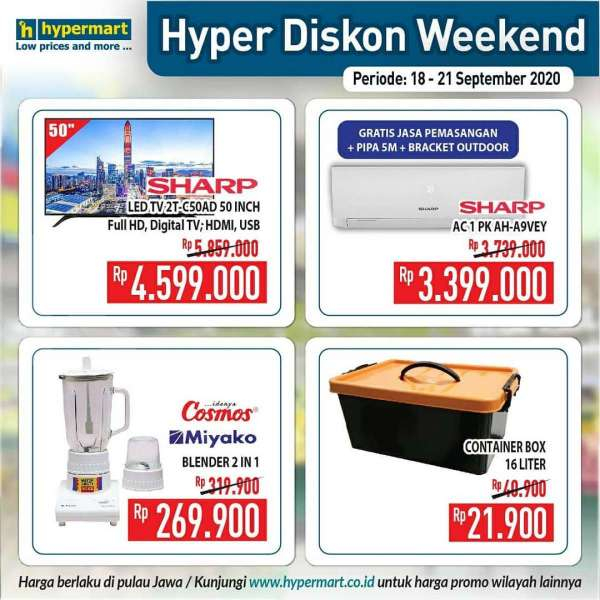 Promo JSM Hypermart 18-21 September 2020