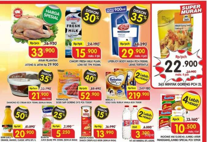 Promo <a href='https://madura.tribunnews.com/tag/superindo' title='Superindo'>Superindo</a> weekdays 21-24 September 2020