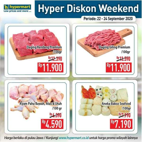 Promo Hypermart weekday 22-24 September 2020