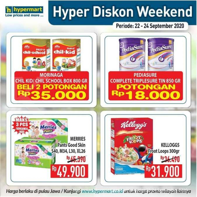 Promo Hypermart weekday 22-24 September 2020