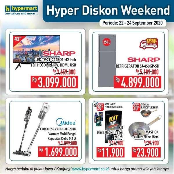 Promo Hypermart weekday 22-24 September 2020