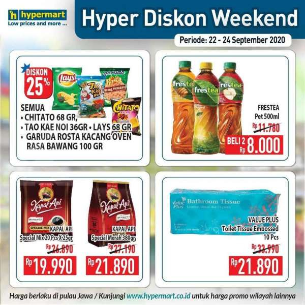 Promo Hypermart weekday 22-24 September 2020