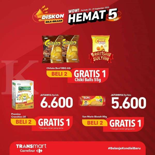 Promo Transmart Carrefour 25-29 September 2020