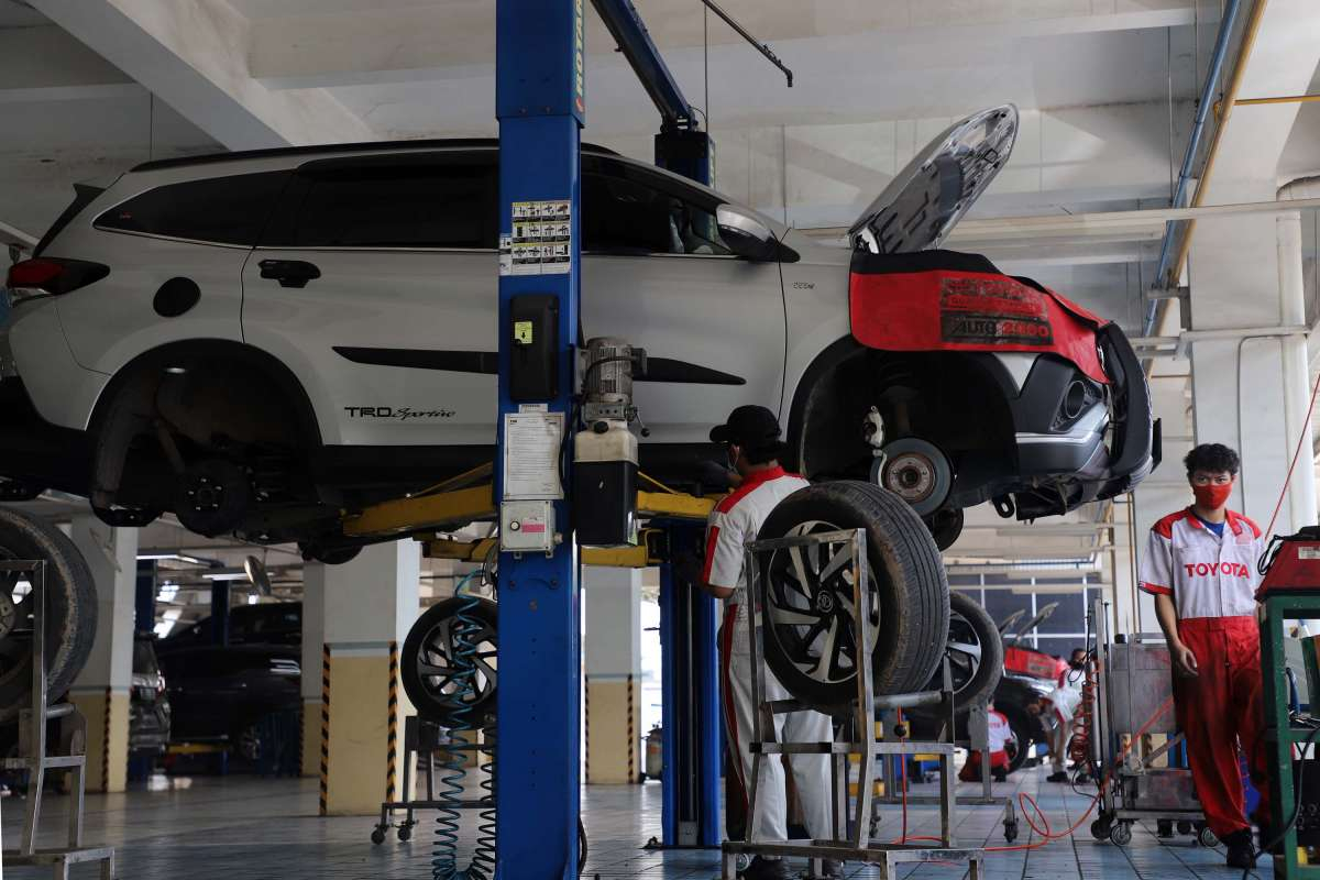 Protokol kesehatan di bengkel Auto2000