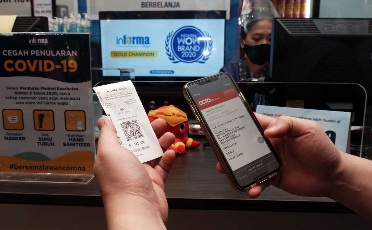 Diskon bunga cicilan kredit melalui scan QRIS Octo Mobile
