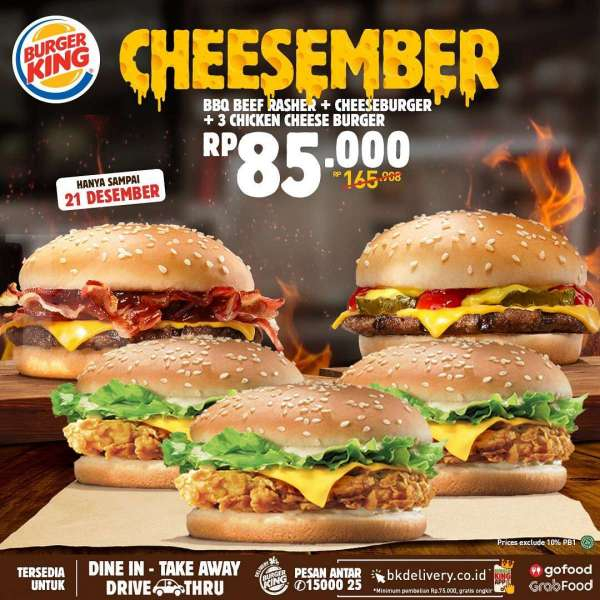 Promo <a href='https://pontianak.tribunnews.com/tag/burger-king' title='Burger King'>Burger King</a> 15-21 Desember 2020 