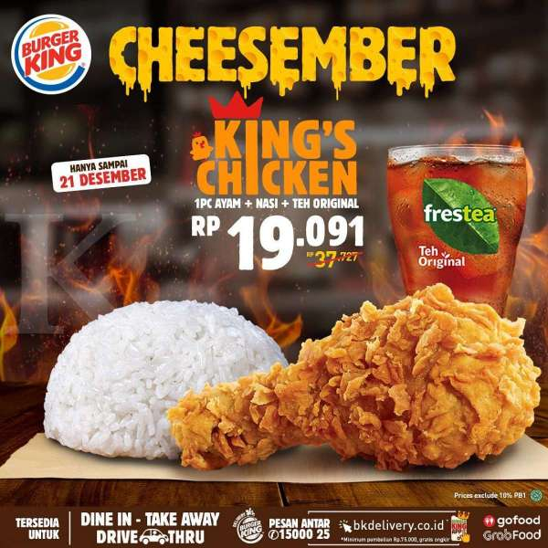 Promo <a href='https://pontianak.tribunnews.com/tag/burger-king' title='Burger King'>Burger King</a> 15-21 Desember 2020 