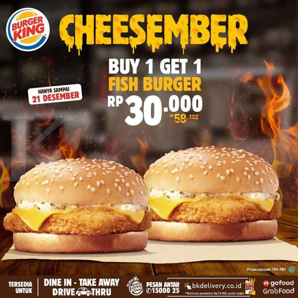 Promo <a href='https://pontianak.tribunnews.com/tag/burger-king' title='Burger King'>Burger King</a> 15-21 Desember 2020 