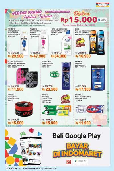 Promo <a href='https://wartakota.tribunnews.com/tag/indomaret' title='Indomaret'>Indomaret</a> 30 Desember-5 Januari 2020