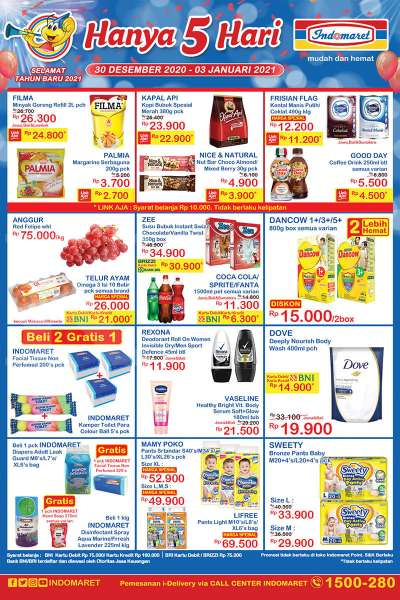 Promo JSM Indomaret Hanya 5 Hari 30 Desember-3 Januari 2020