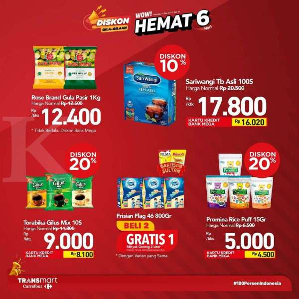 Promo Transmart Carrefour 31 Desember 2020 – 5 Januari 2021