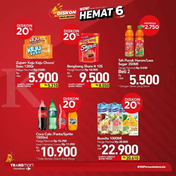 Promo Transmart Carrefour 31 Desember 2020 – 5 Januari 2021