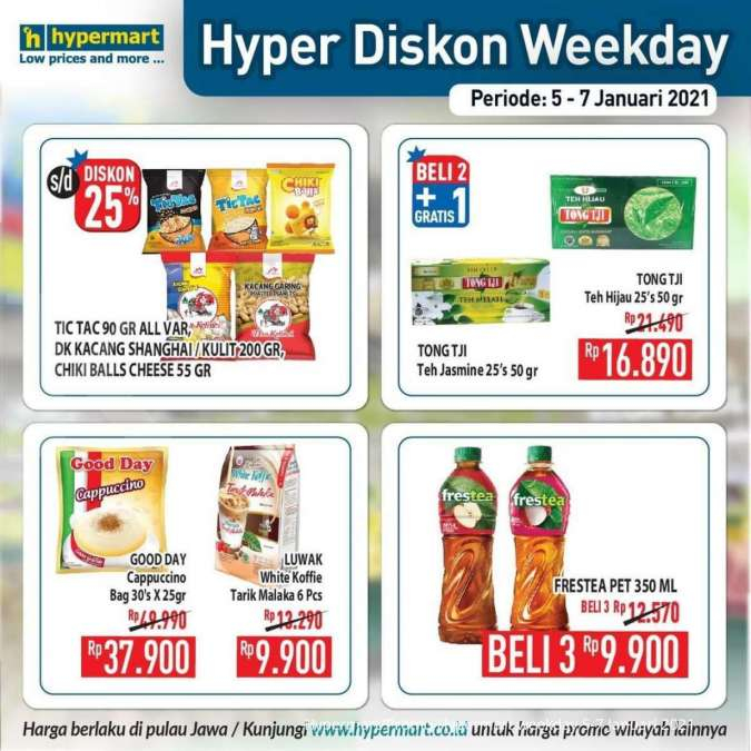 Promo Hypermart weekday 5-7 Januari 2021 
