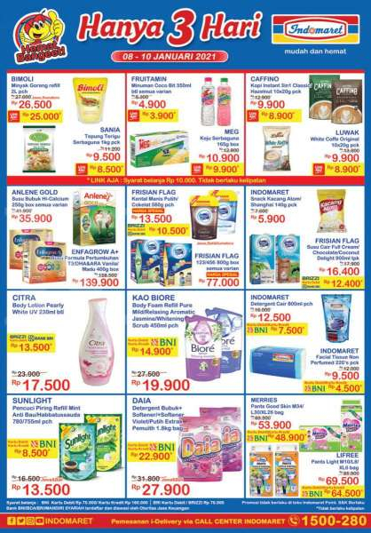 Promo JSM Indomaret Hanya 3 Hari 8-10 Januari 2020