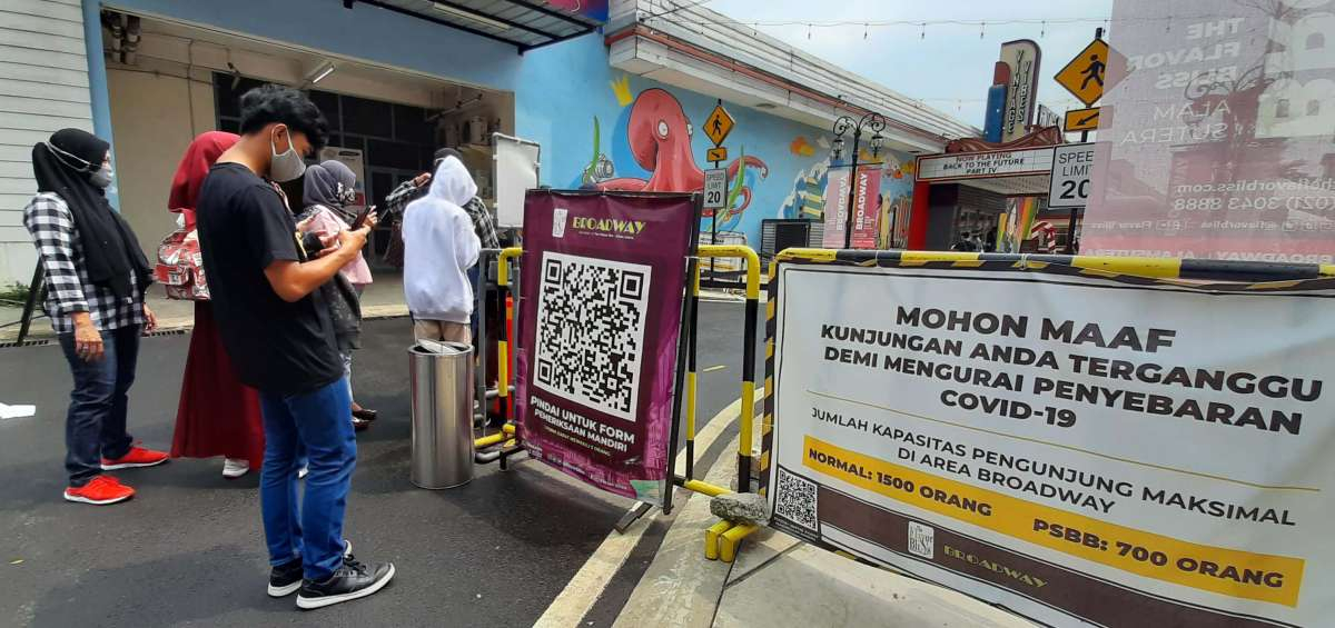 Pembatasan pengunjung wisata kuliner