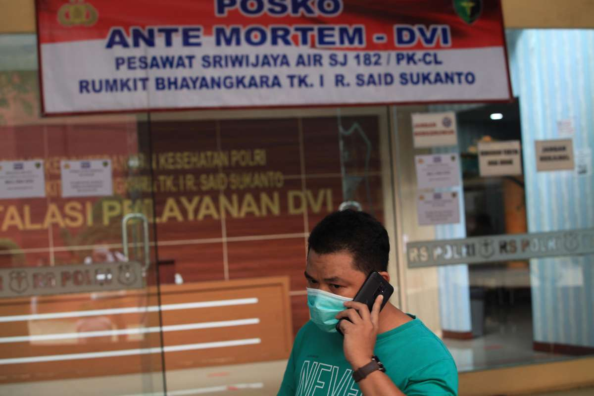 Pencocokan sampel DNA korban Sriwijaya