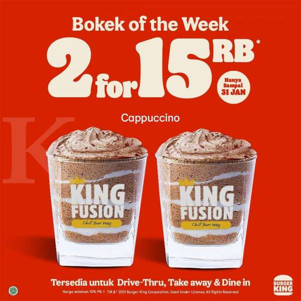 Promo Burger King 18-31 Januari 2021 