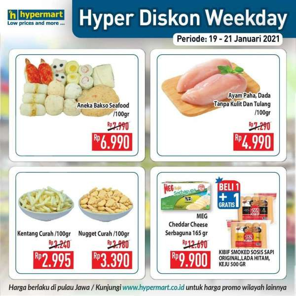 Promo Hypermart weekday 19-21 Januari 2021 