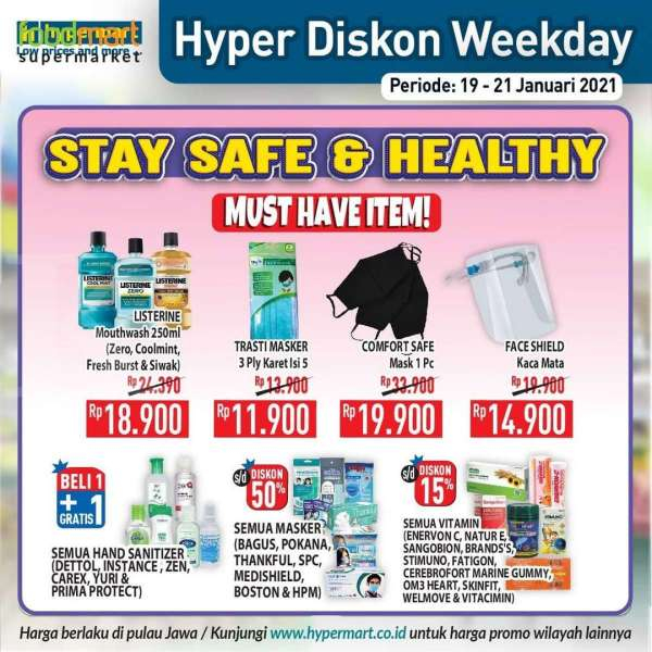 Promo Hypermart weekday 19-21 Januari 2021 