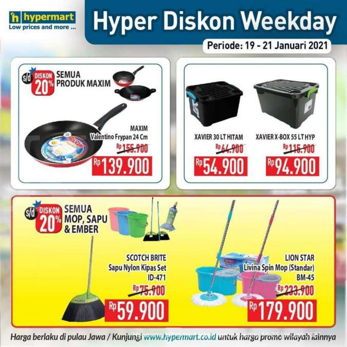 Promo Hypermart weekday 19-21 Januari 2021 