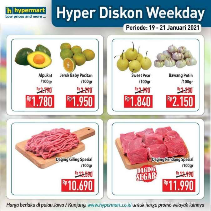 Promo Hypermart weekday 19-21 Januari 2021 