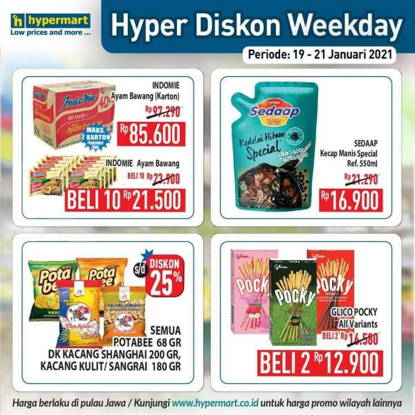 Promo Hypermart weekday 19-21 Januari 2021 