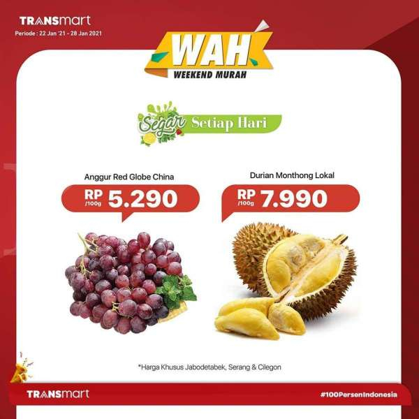 Promo Transmart Carrefour periode 22-26 Januari 2021 