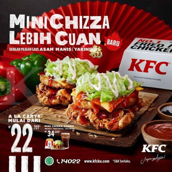 Promo <a href='https://wartakota.tribunnews.com/tag/kfc' title='KFC'>KFC</a> Mini Chizza