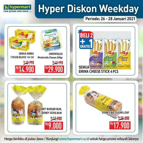 Promo <a href='https://jambi.tribunnews.com/tag/hypermart' title='Hypermart'>Hypermart</a> weekday 26-28 Januari 2021 
