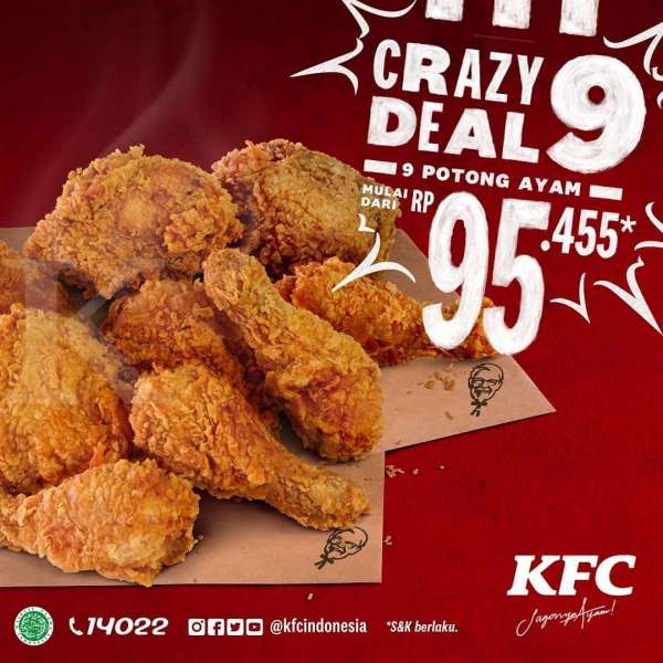 Promo <a href='https://madura.tribunnews.com/tag/kfc' title='KFC'>KFC</a> periode 26-28 <a href='https://madura.tribunnews.com/tag/januari-2021' title='Januari 2021'>Januari 2021</a> 