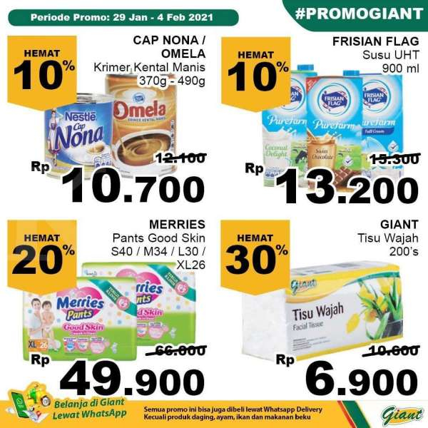 Promo Giant 29 Januari – 4 Februari 2021 